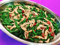 蒜香青龍佐豬柳