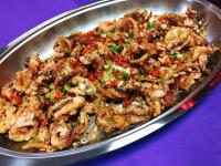 蒜香椒鹽佐黃金花捲