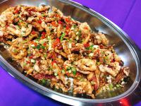 蒜香椒鹽佐黃金花捲