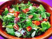 藍帶起司蘿蔓葉沙拉佐柚香醬 (素)